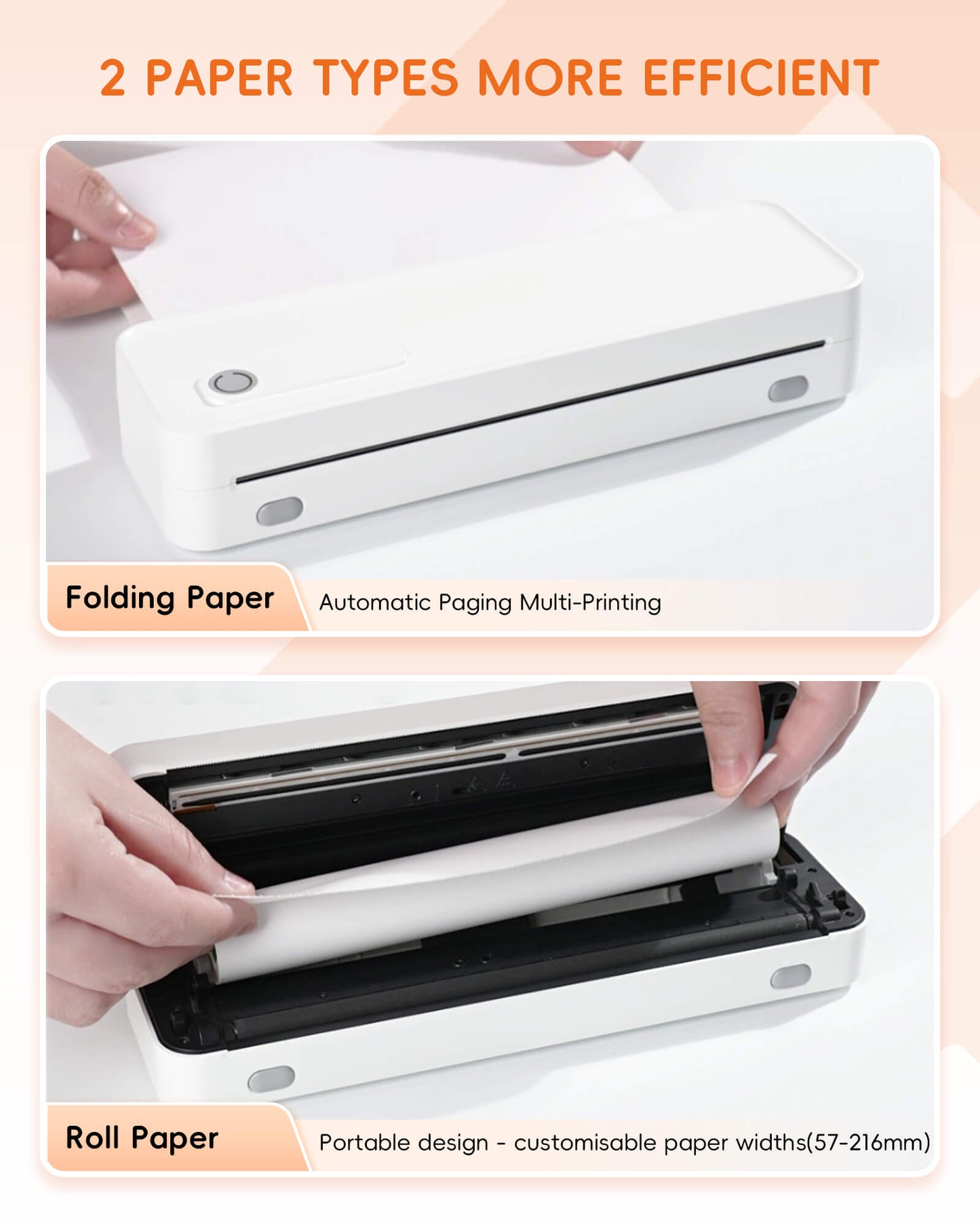 Inkwon A41 Portable Wireless A4 Printer