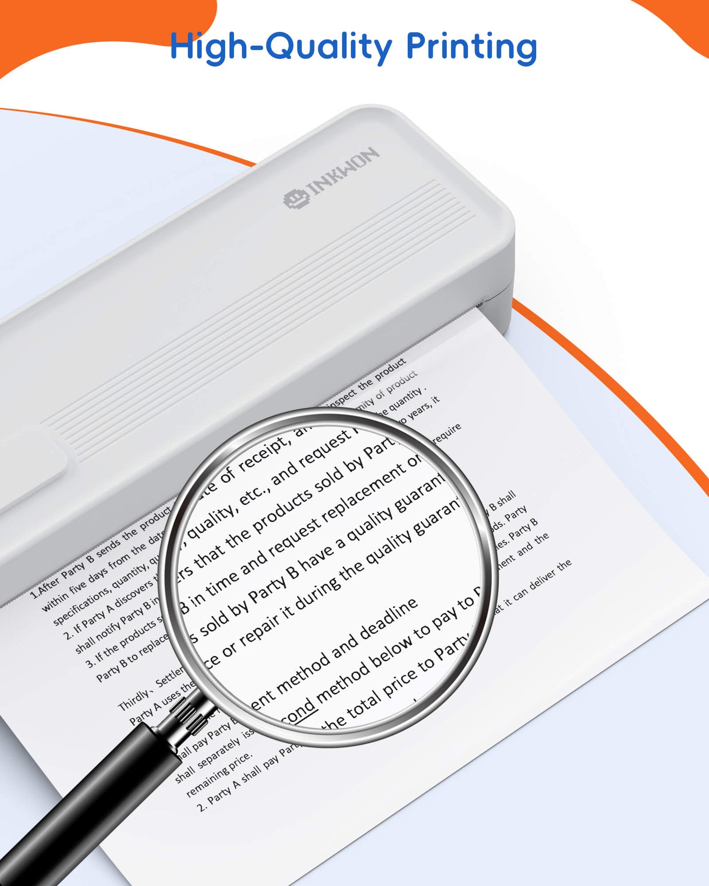 Inkwon A41 Thermal Folded Paper (200 Sheets)