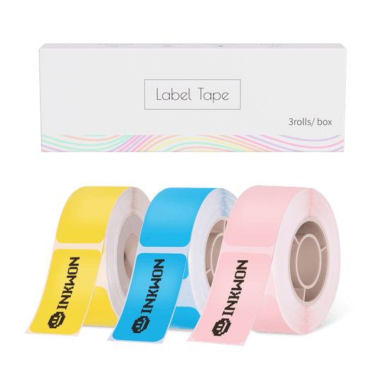 Inkwon D110 / D11S Thermal Gap Paper - Mixed Color (3 Rolls)