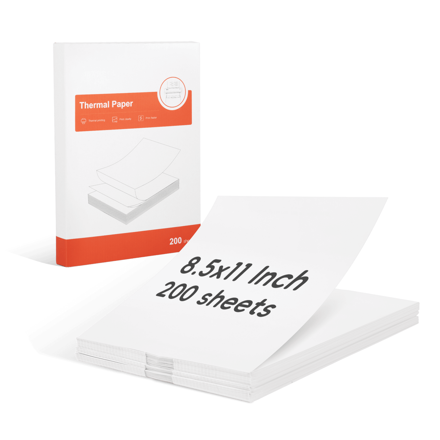 Inkwon A41 Thermal Folded Paper (200 Sheets)