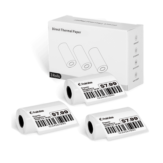 Inkwon B21 Thermal Gap Paper - White (3 Rolls)