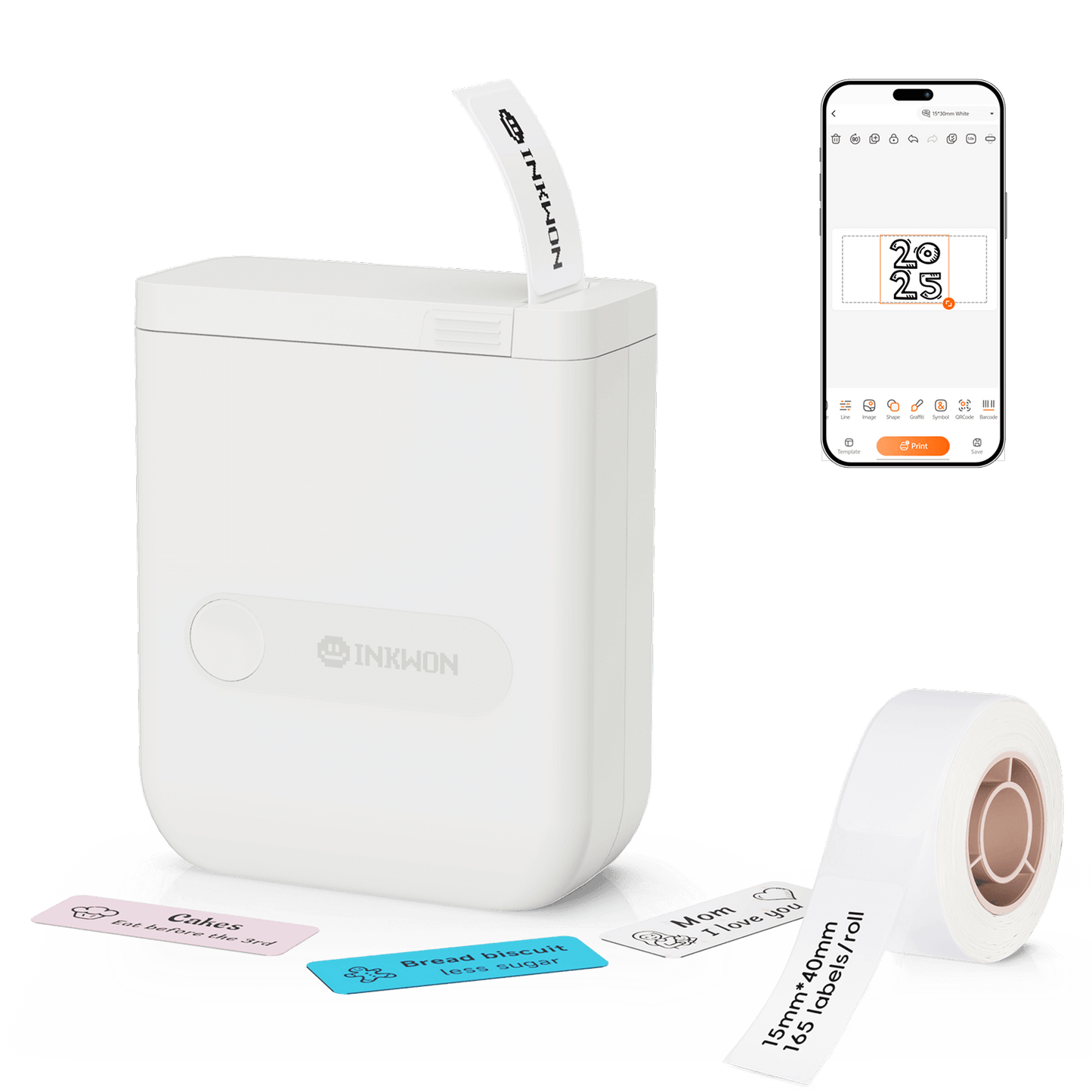 Inkwon D110 Mini Label Printer