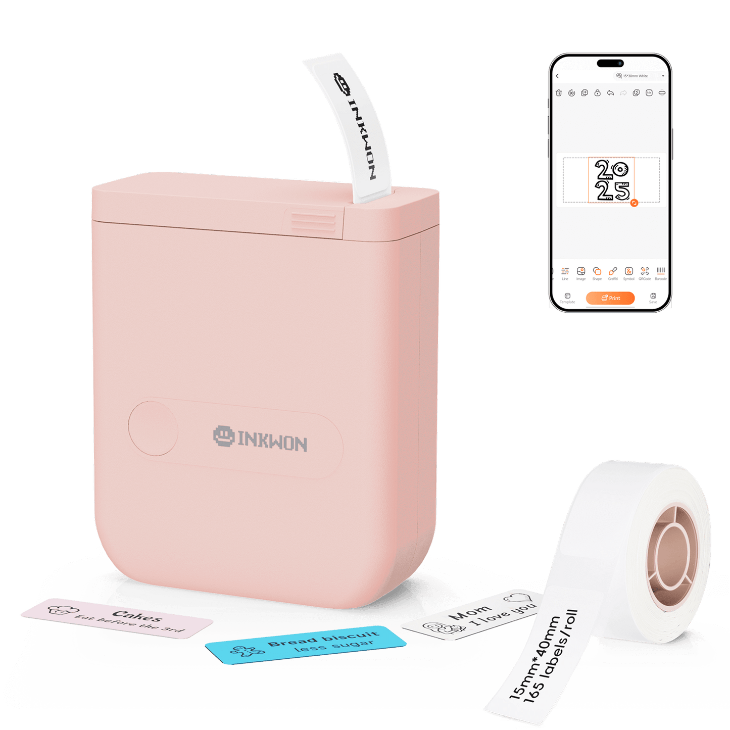 Inkwon D110 Mini Label Printer