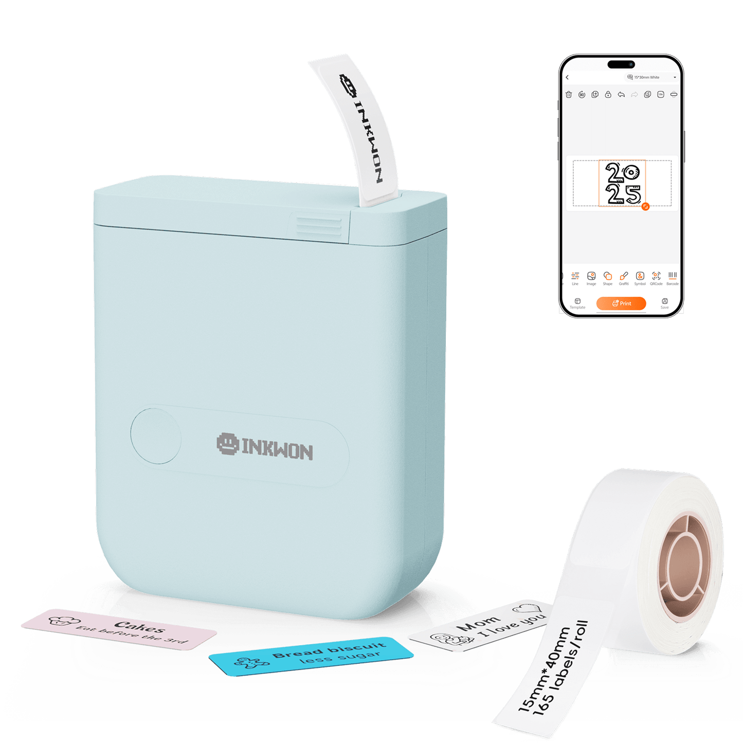 Inkwon D110 Mini Label Printer