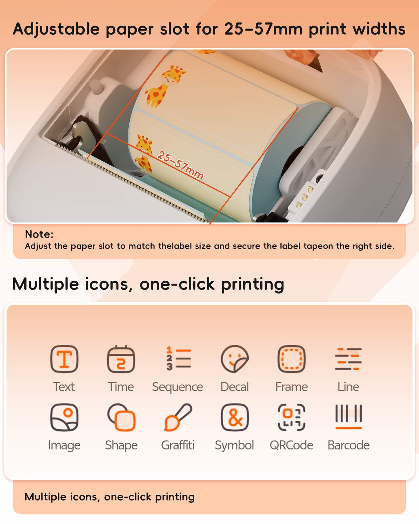 Inkwon B21 Pocket Note & Label Printer
