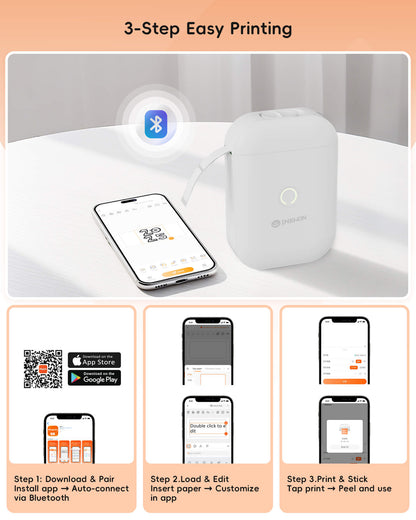 Inkwon D11S Portable Wireless Label Printer