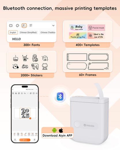 Inkwon D110 Mini Label Printer