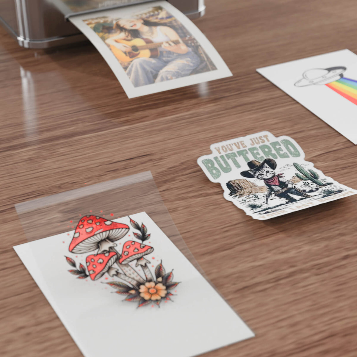 Transparent Glossy Label Stickers