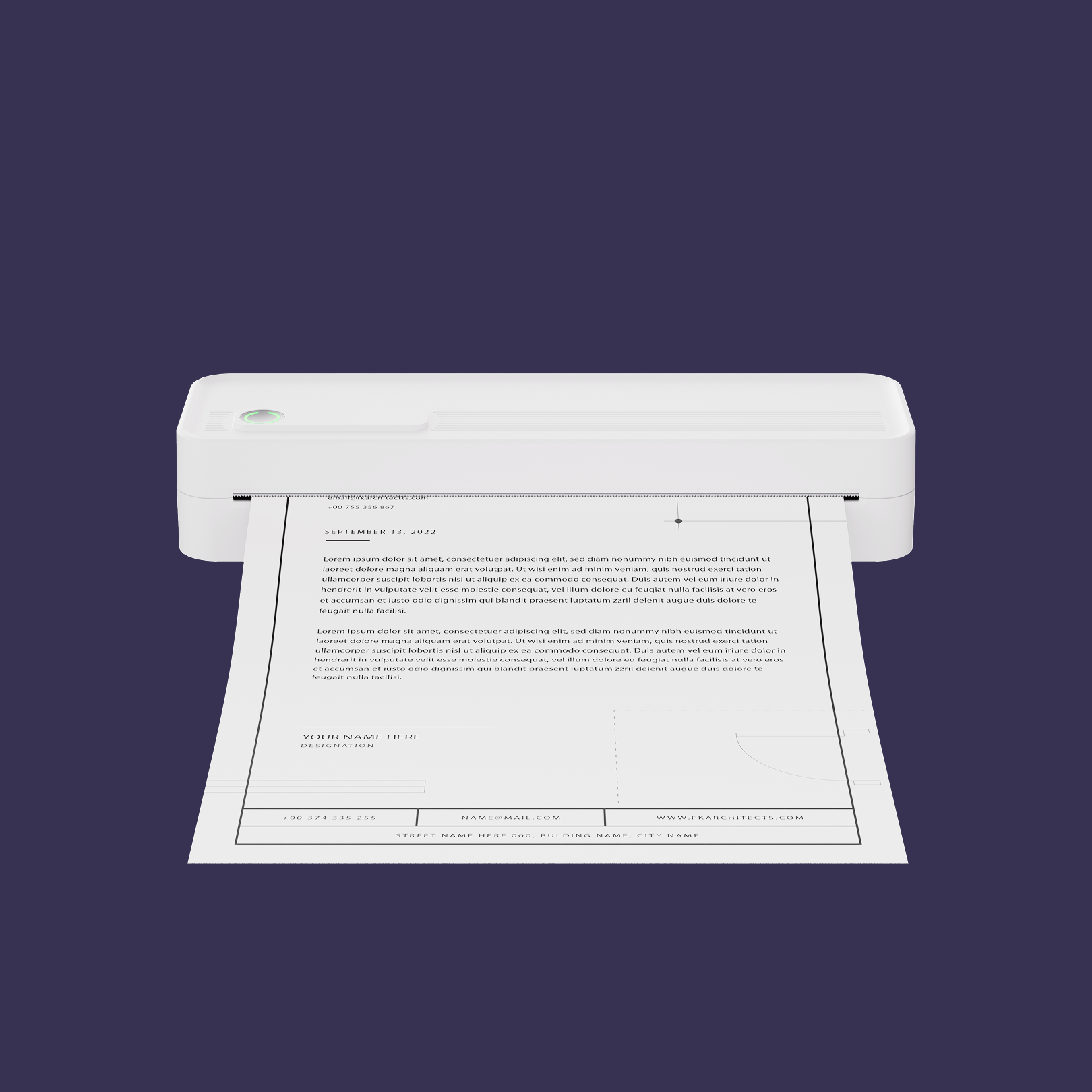 Inkwon A41 Thermal Folded Paper (200 Sheets)