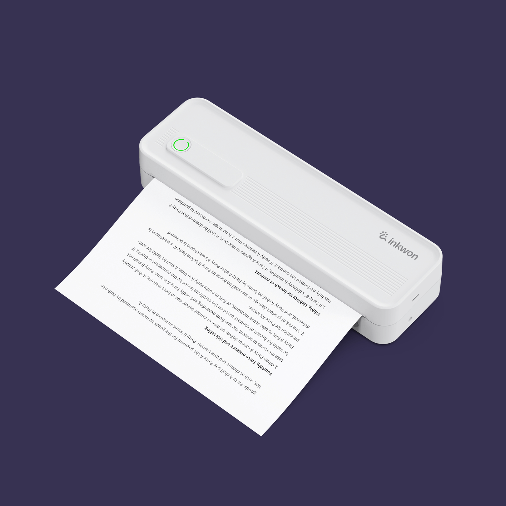 Inkwon A41 Thermal Paper Roll (4 Rolls)