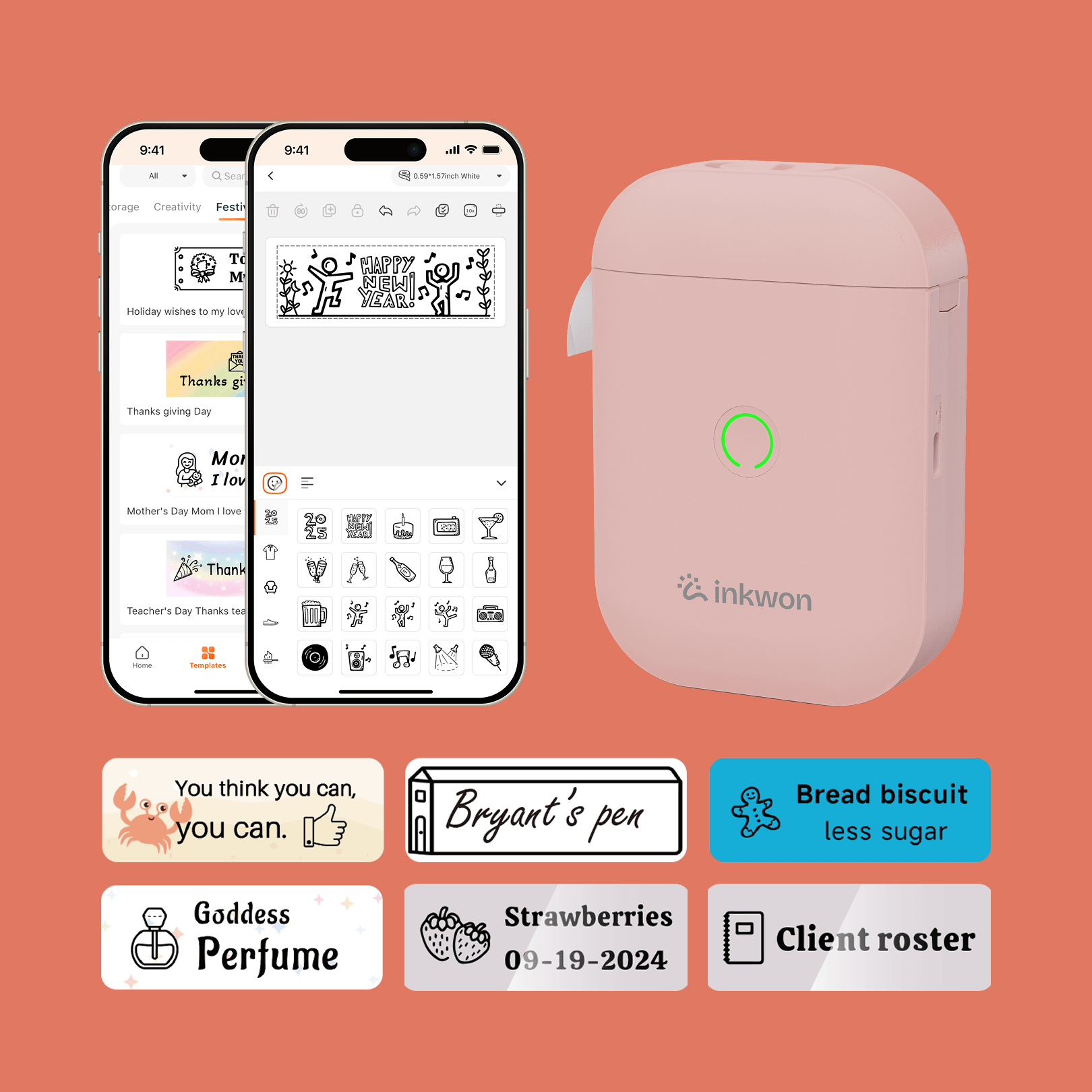 Inkwon Taglo Pro D11S Portable Wireless Label Printer