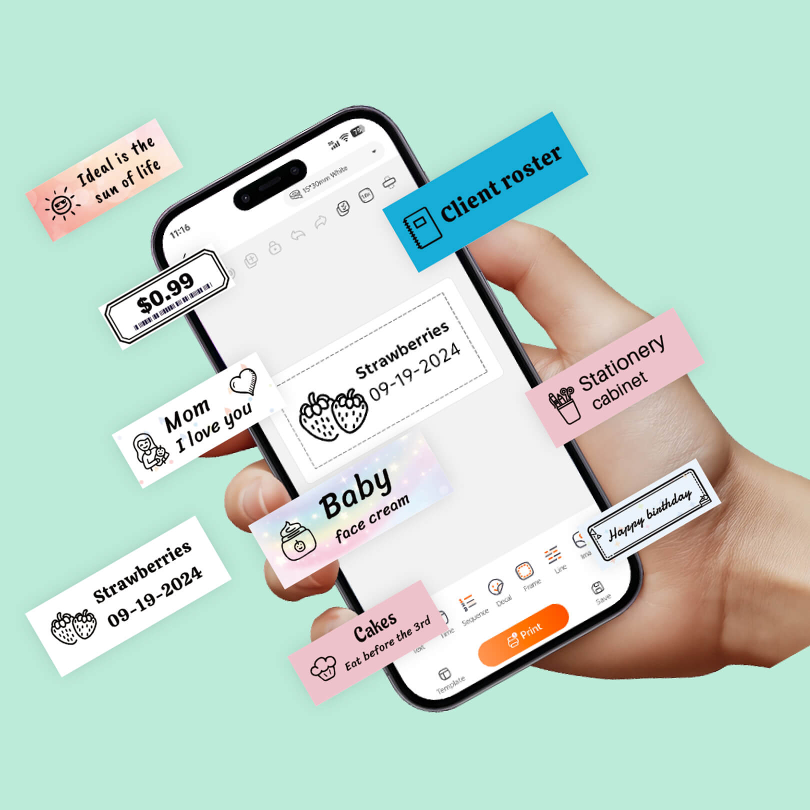 Inkwon Taglo D110 Mini Label Printer